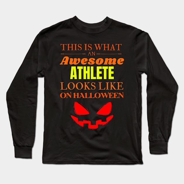 athlete Long Sleeve T-Shirt by Mdath
